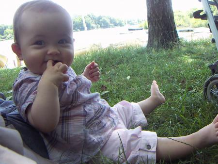 A port Barbe, dans l'herbe...